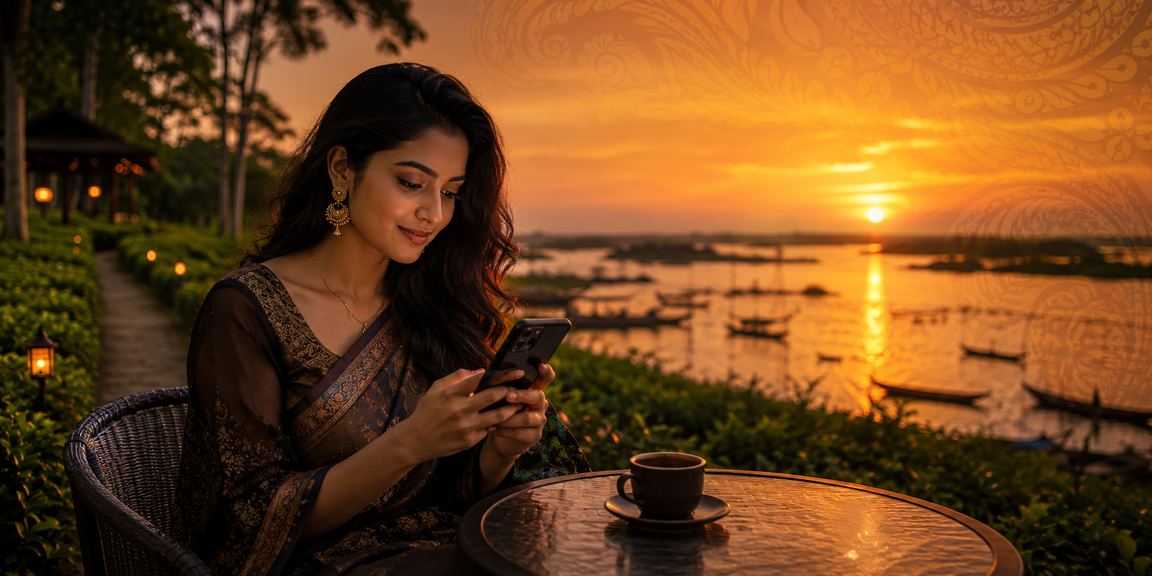 তাঙ্গুয়ার হাওরে চা বাগানের পাশে স্পোর্টস বেটিং